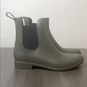 Olive Green Chelsea Rain Boot